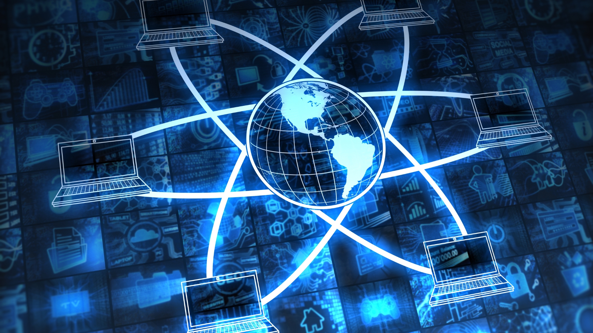 Internet a ser interligada em computadores