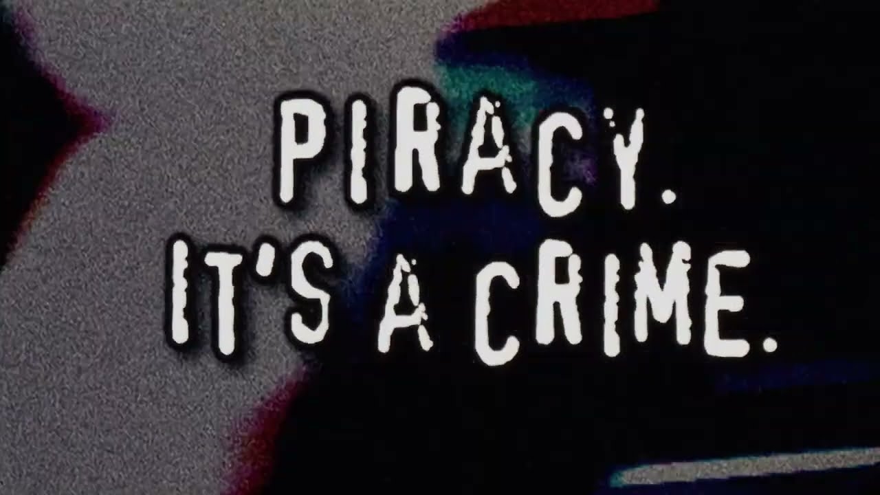 Piracy is a crime promo