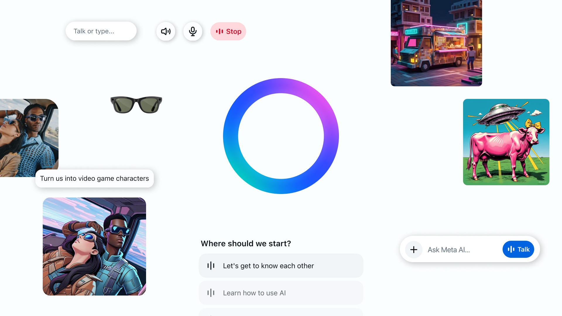 Meta AI com nova aplicação dedicada