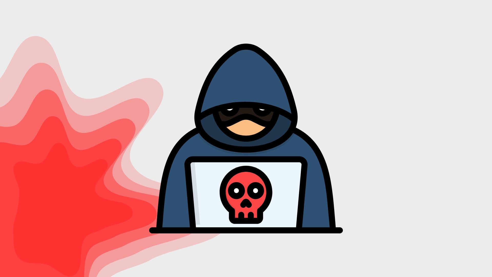 Hacker em frente de computador