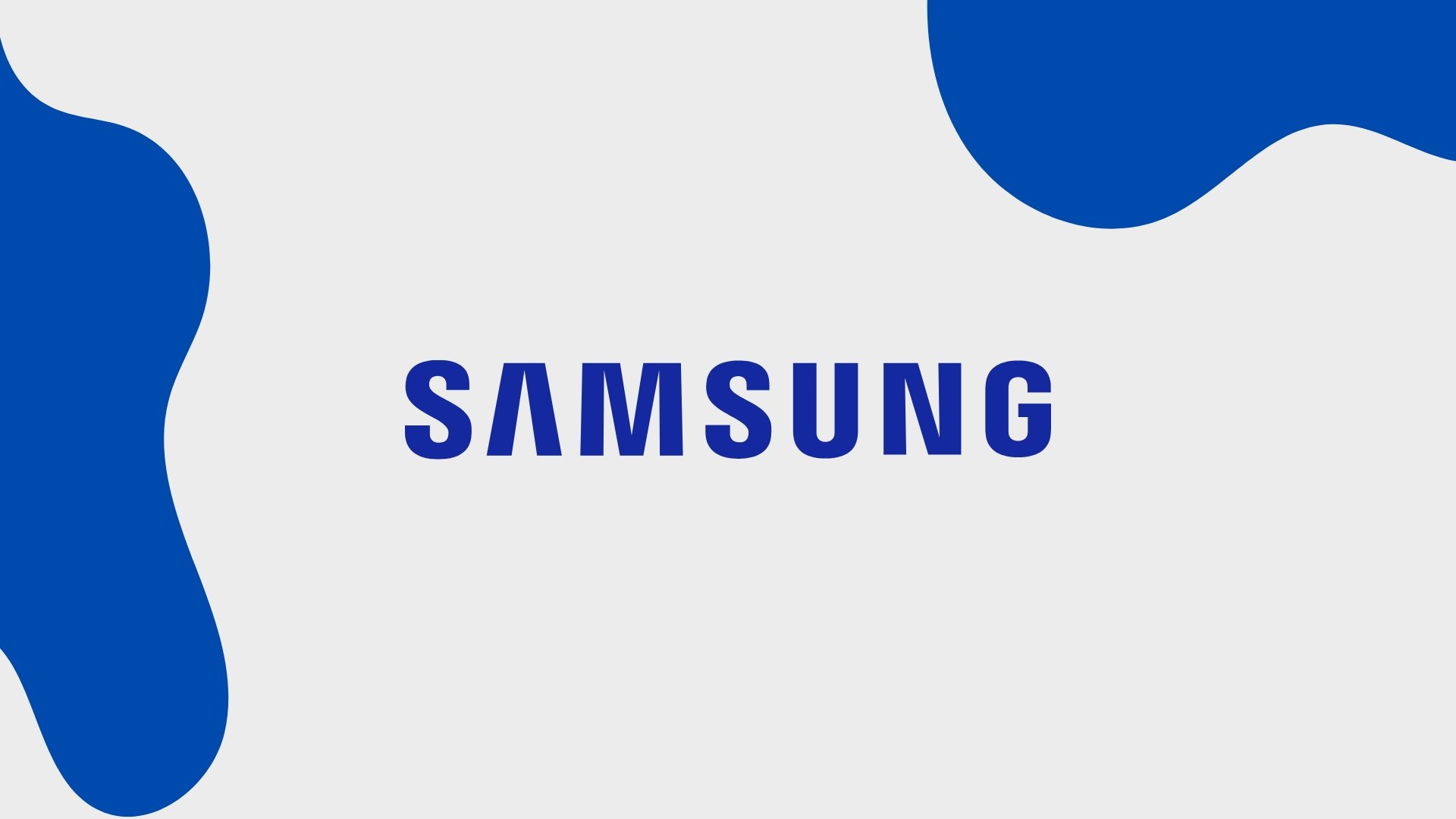 Samsung logo em destaque