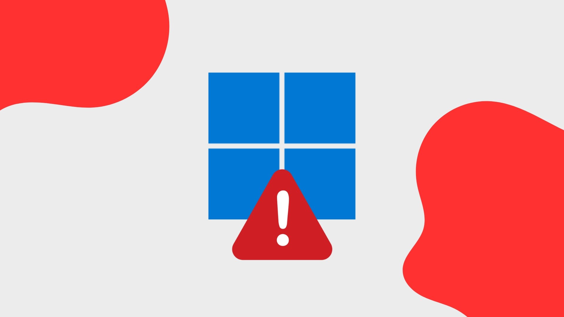 Windows 11 com alerta