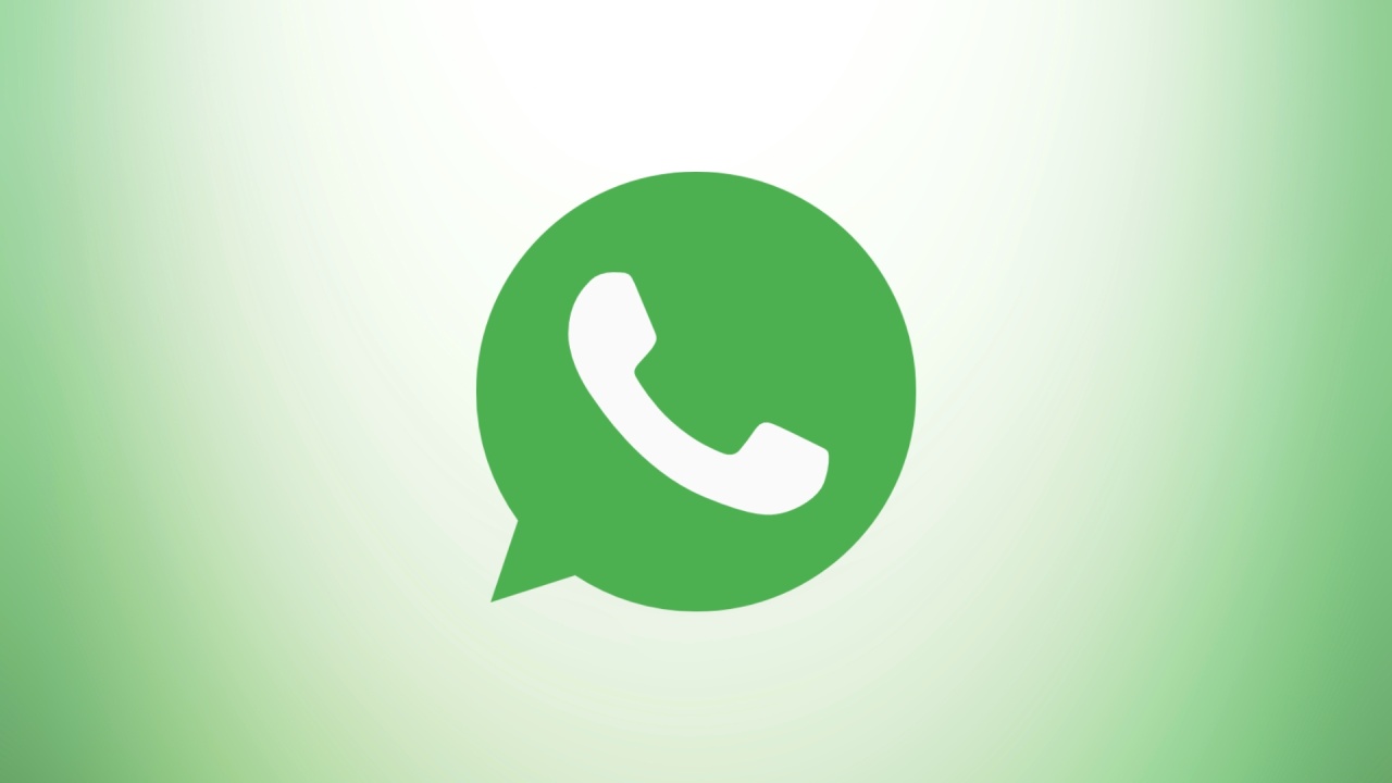 Logo do WhatsApp em destaque sobre fundo verde