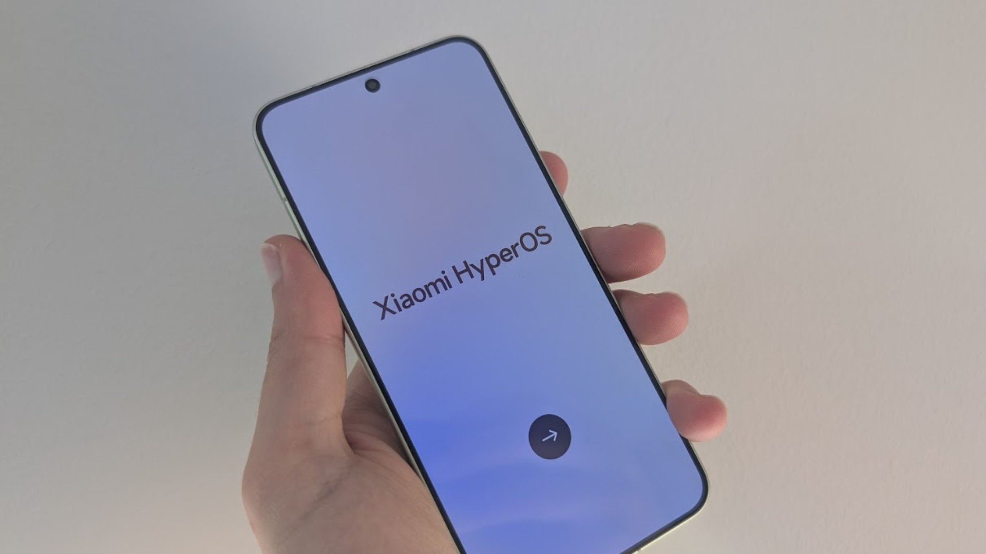 imagem do ecrã com HyperOS
