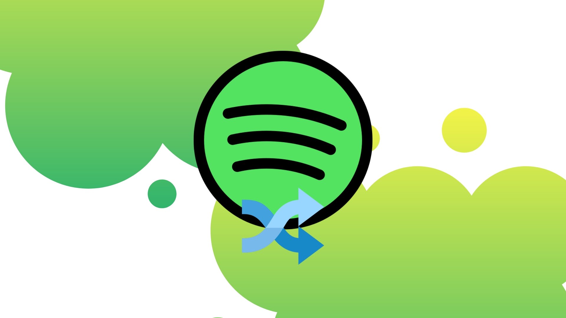 Spotify com seletor de aleatório
