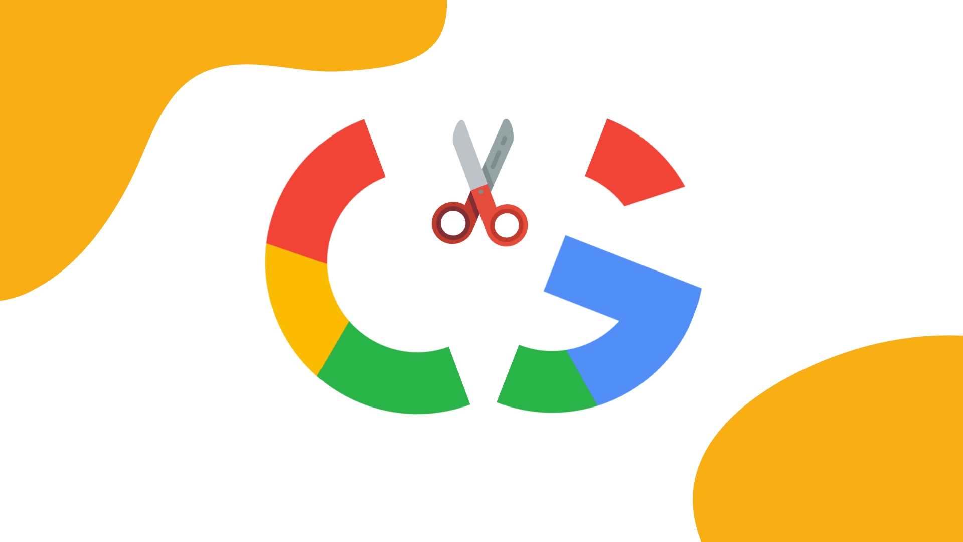 Google cortada ao meio