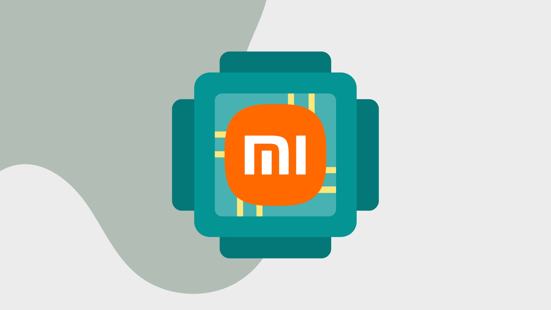 Xiaomi no centro de um processador