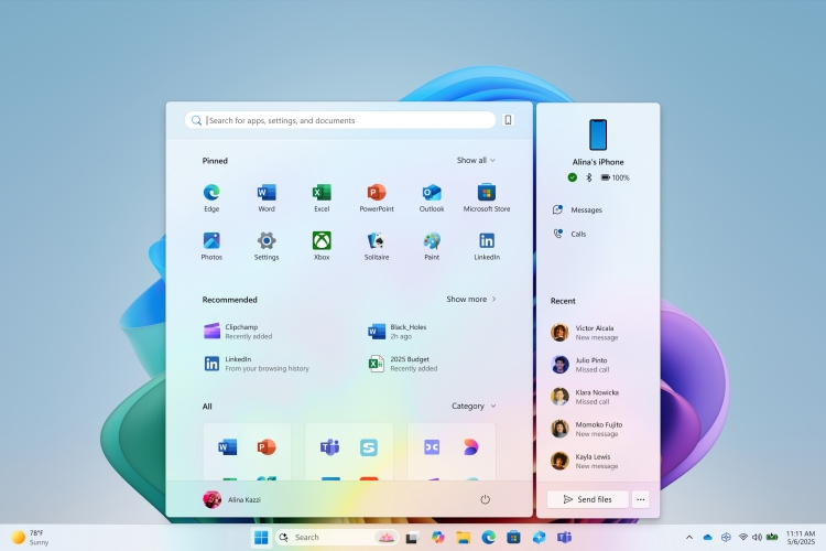 novo menu inicial do windows 11