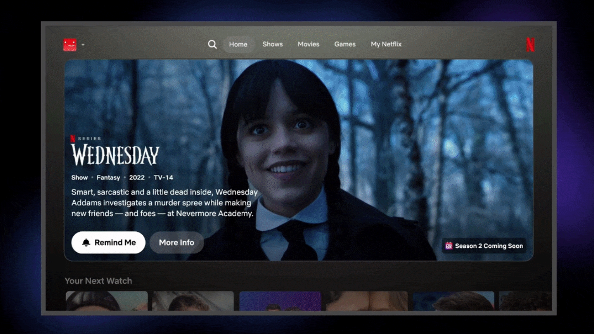 Netflix nova interface da TV