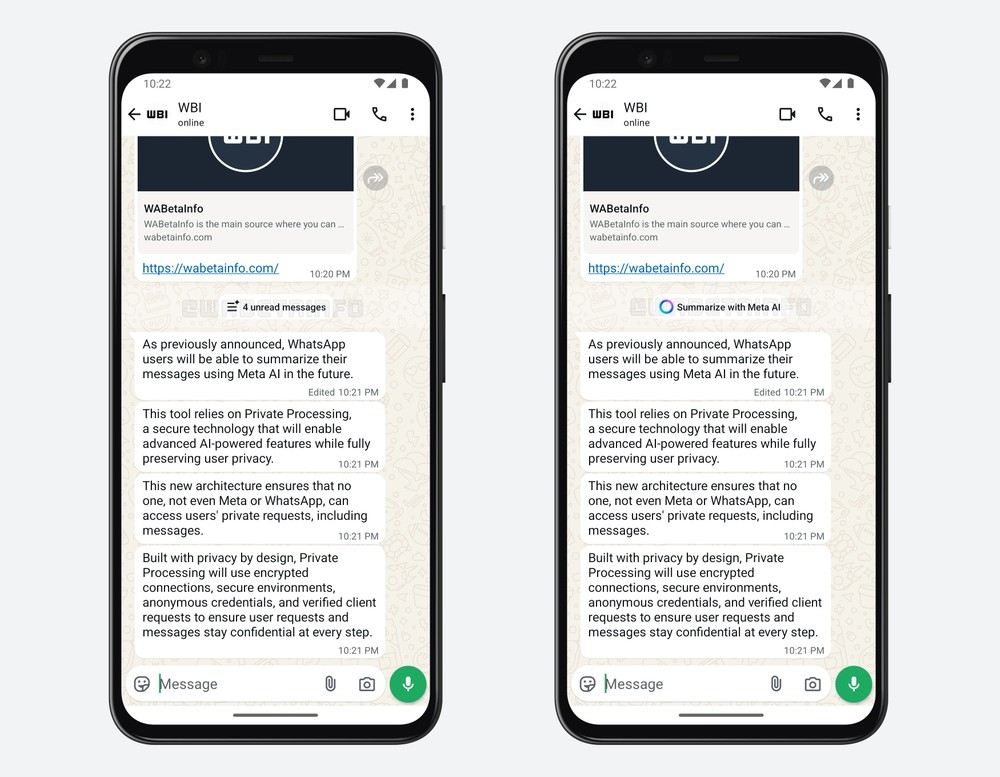 WhatsApp com Meta AI
