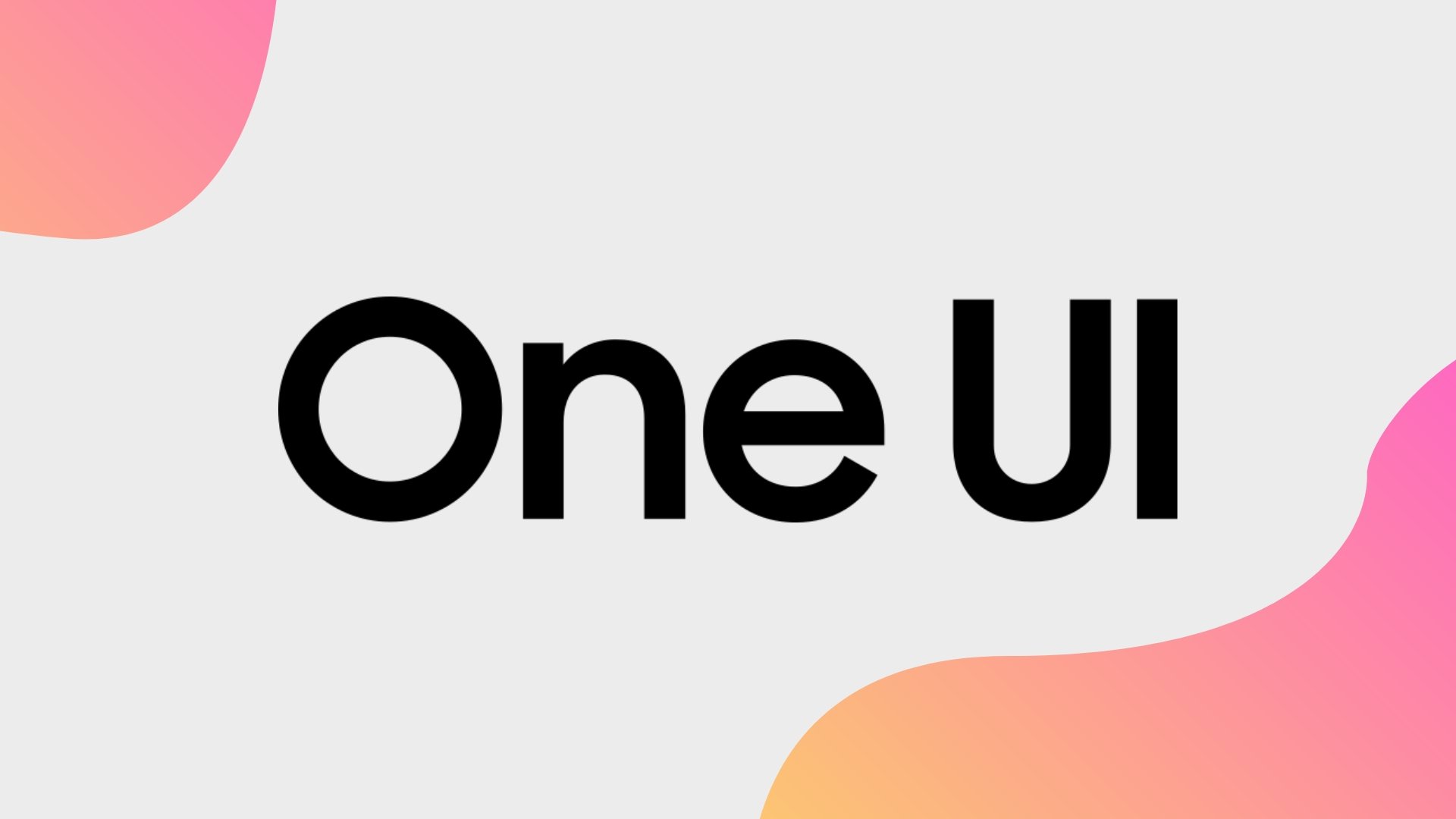 Logo da One UI da Samsung