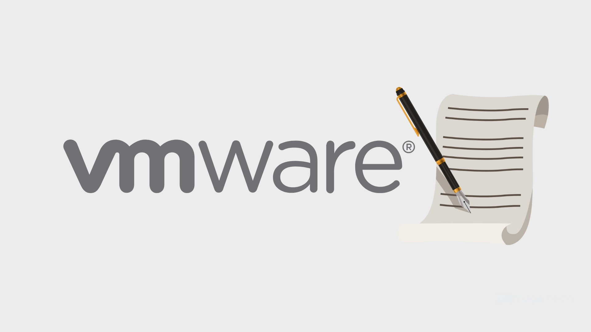 Logo da vmware com contrato legal