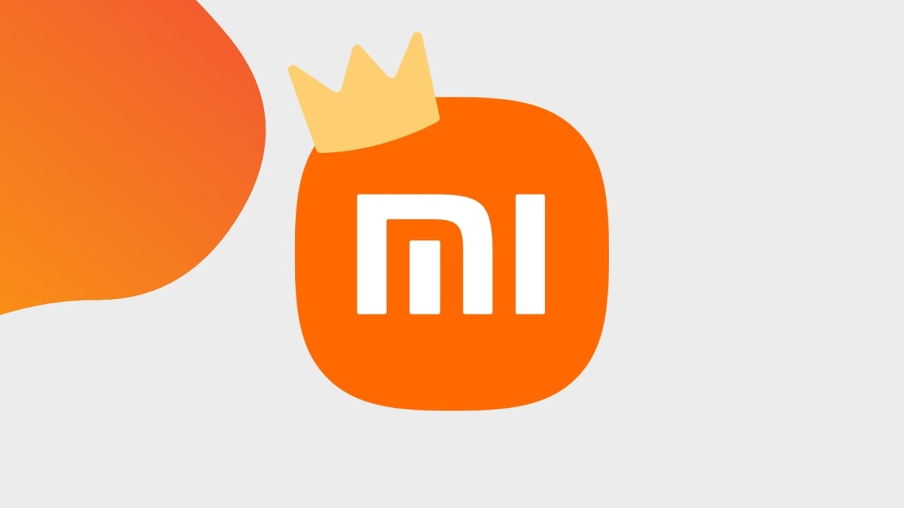 Logo da Xiaomi com coroa