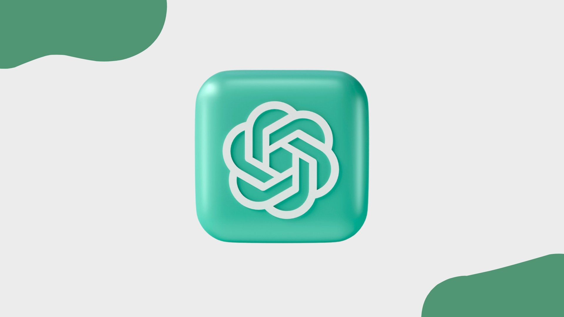 Logo da OpenAI em 3D