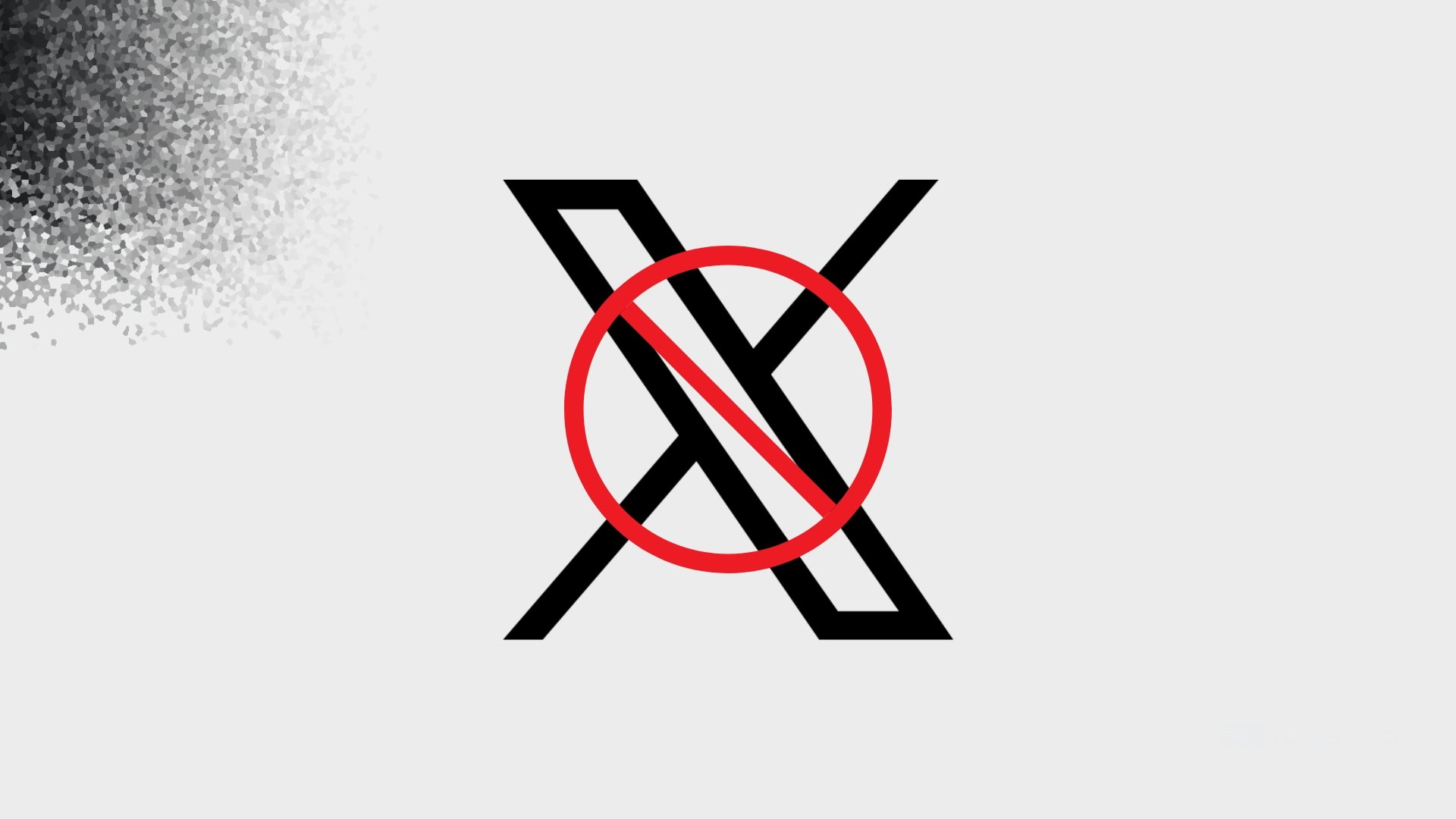logo da X bloqueado