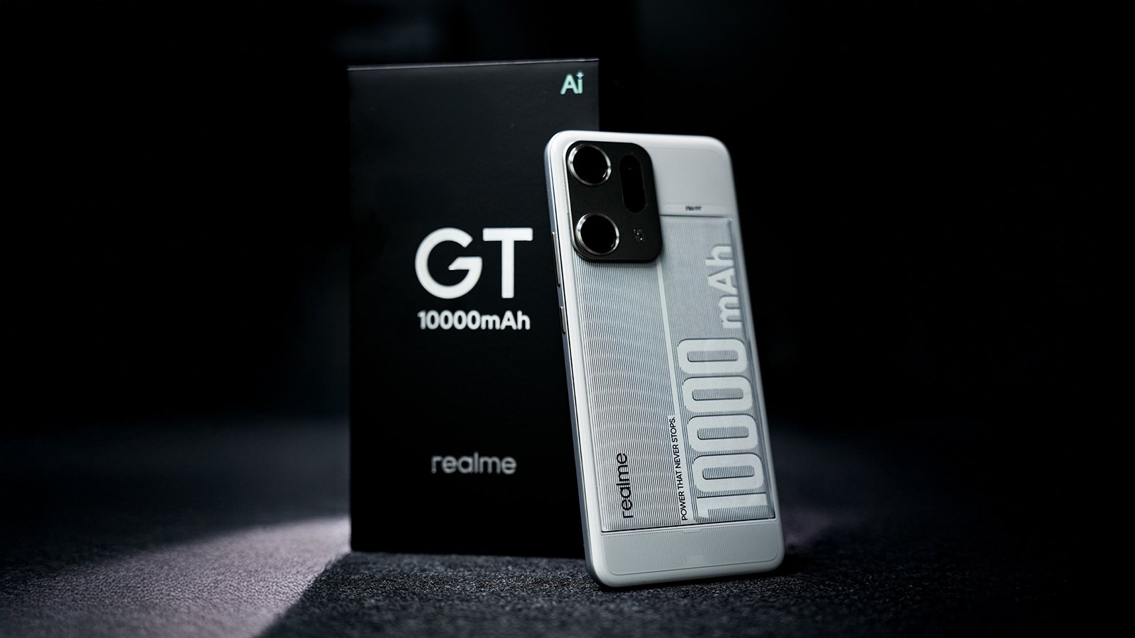 Realme protótipo com bateria de 10.000 mah