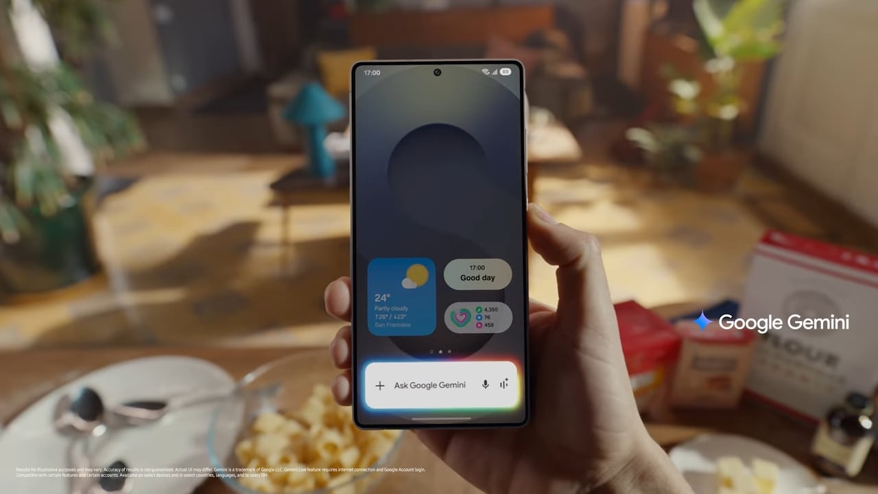 Samsung com Google Gemini