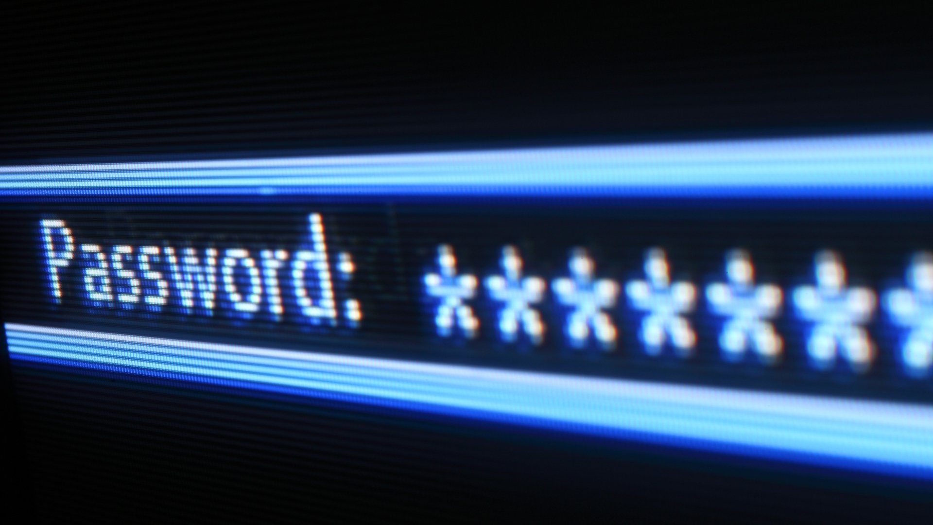 imagem de um campo de password