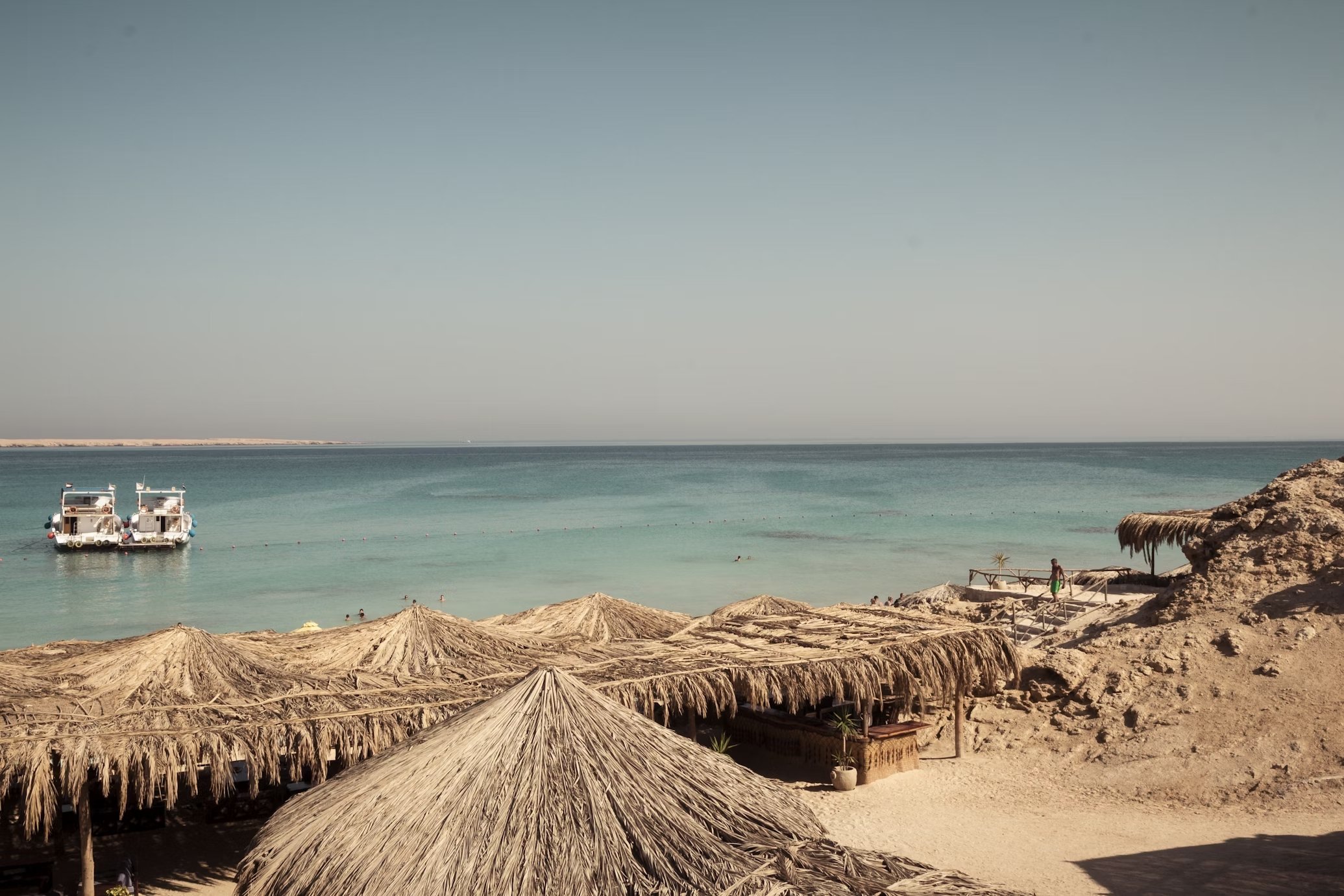 Praia no continente africano