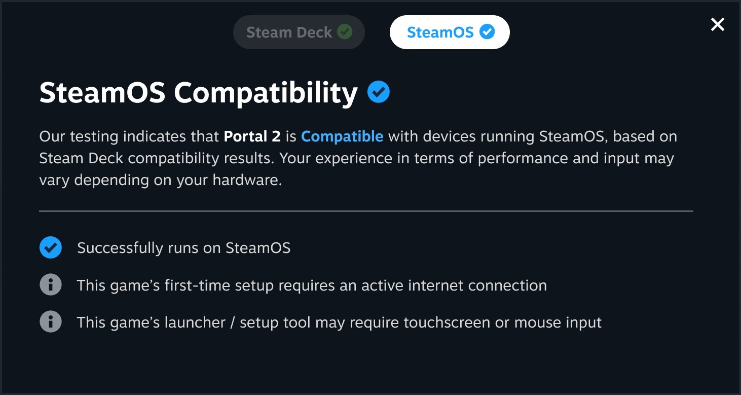 imagem da nova validação da Valve