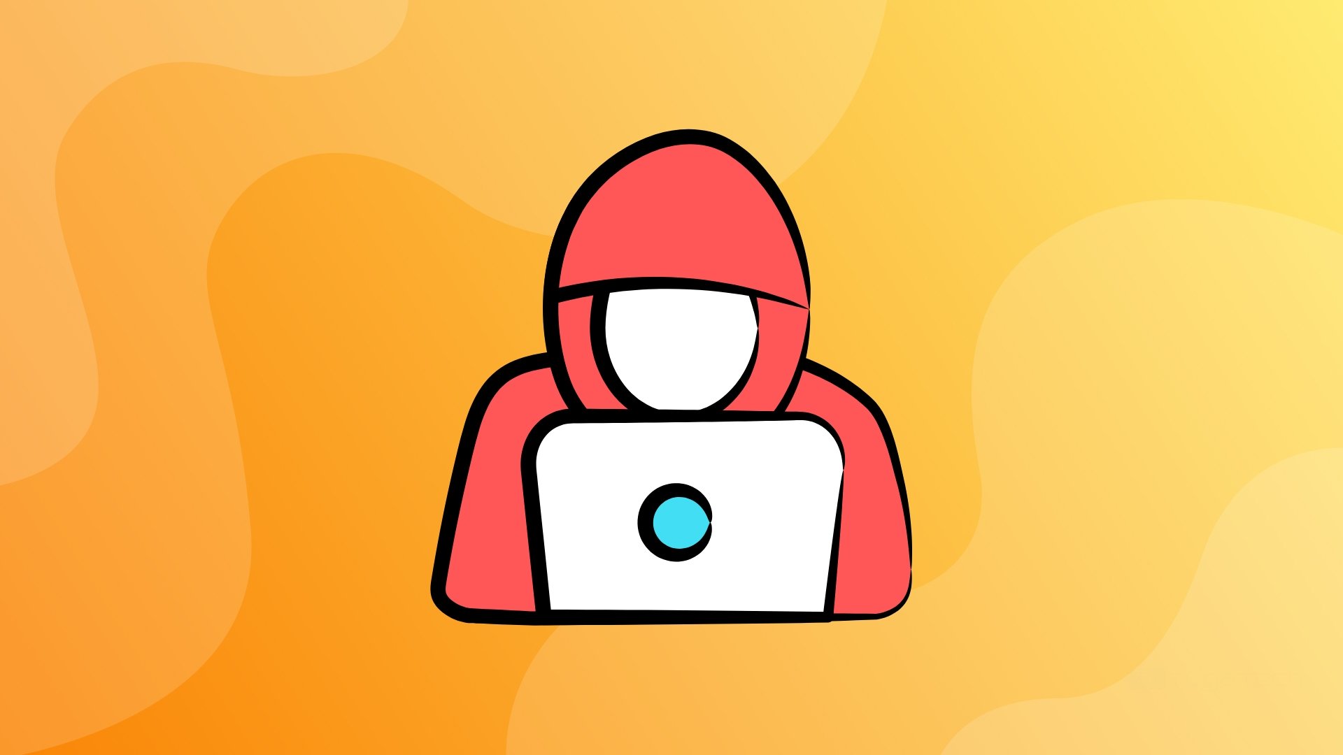 Hacker em imagem digital