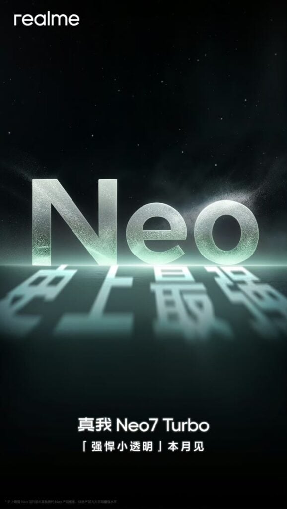 teaser da realme
