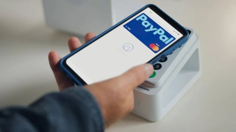 Pagamentos do PayPal por via o NFC