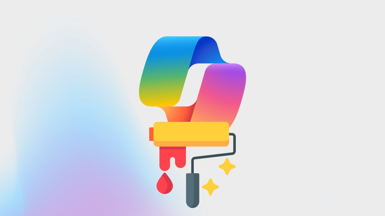 Microsoft Copilot com pincel de desing