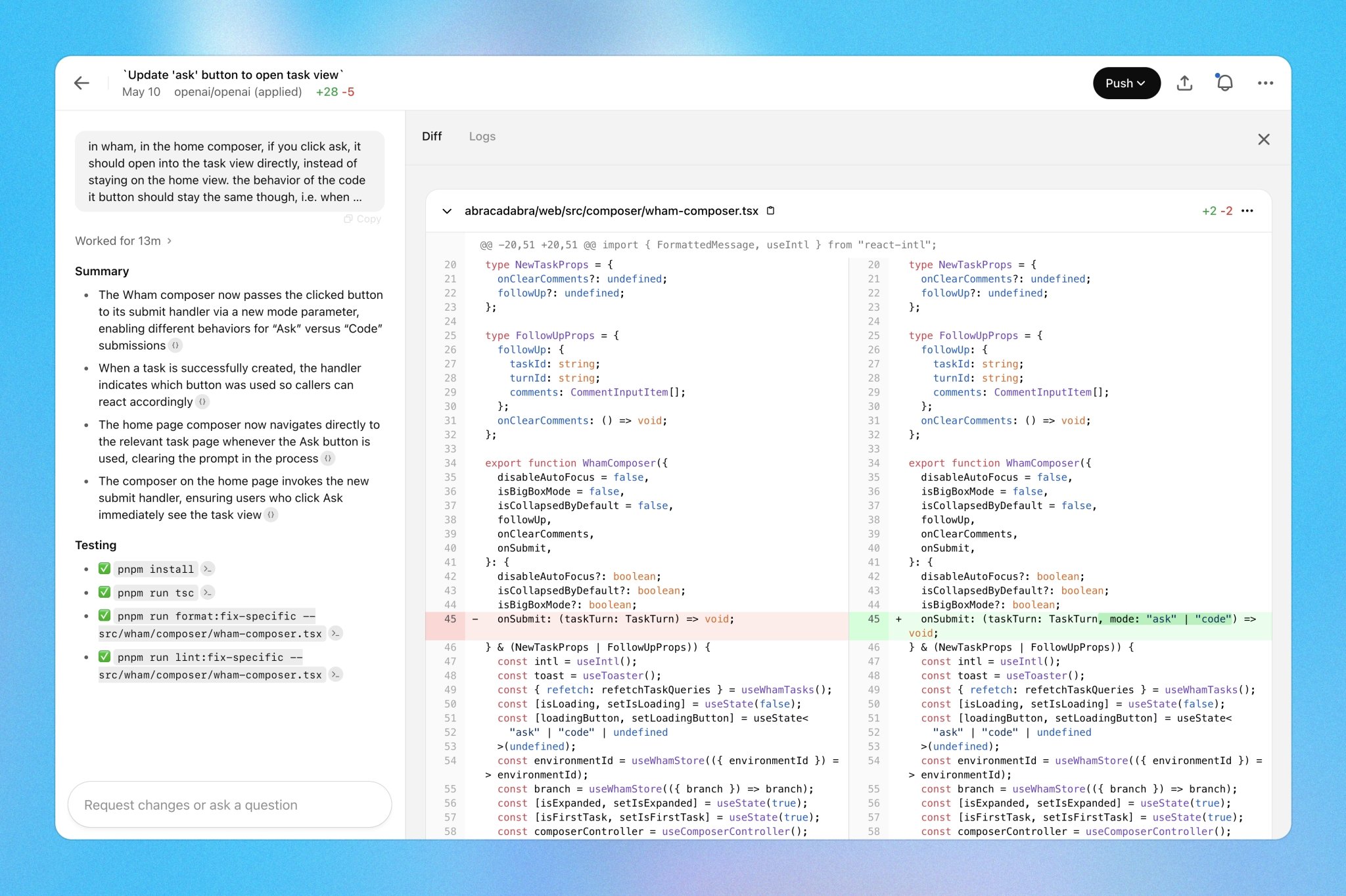 novas funcionalidades do ChatGPT para programar