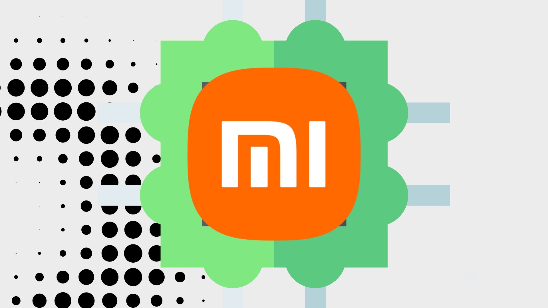 Logo da Xiaomi em cima de processador