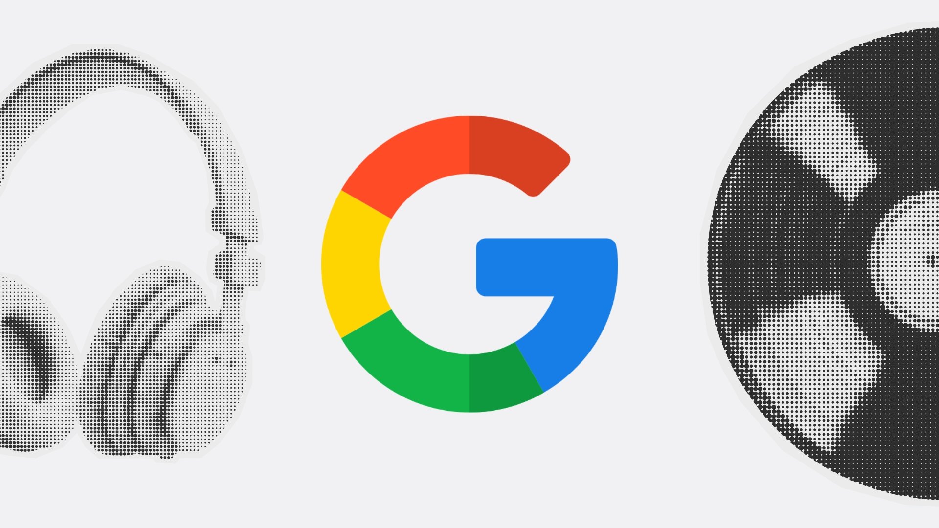 Google com headphones e vinil