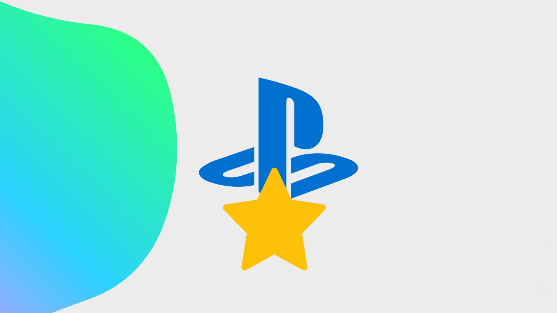 logo da Playstation com estrela
