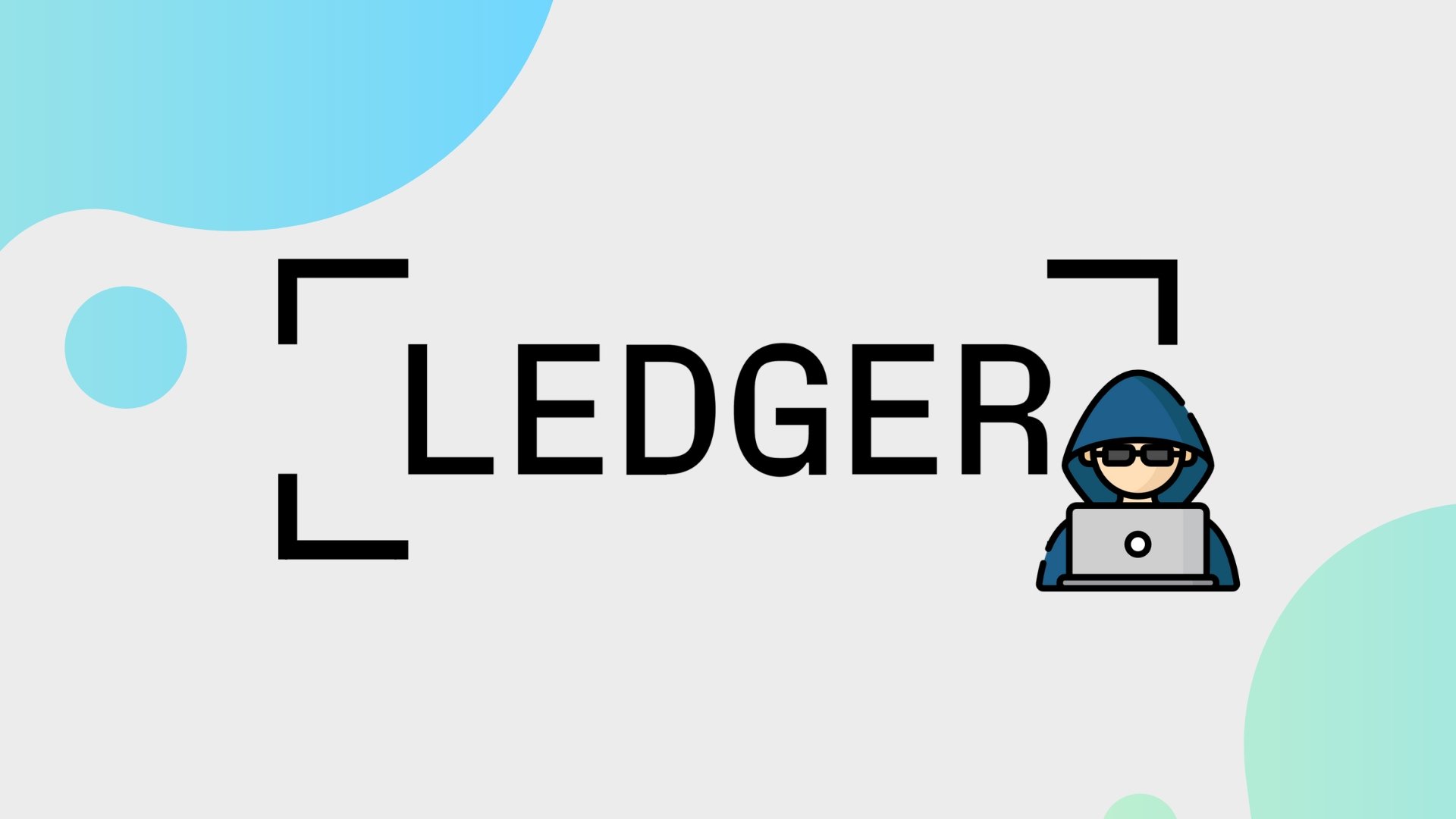 Ledger com hacker ao lado