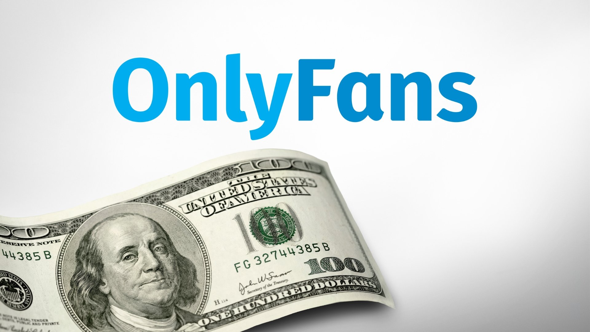 Onlyfans com nota de 100 dólares