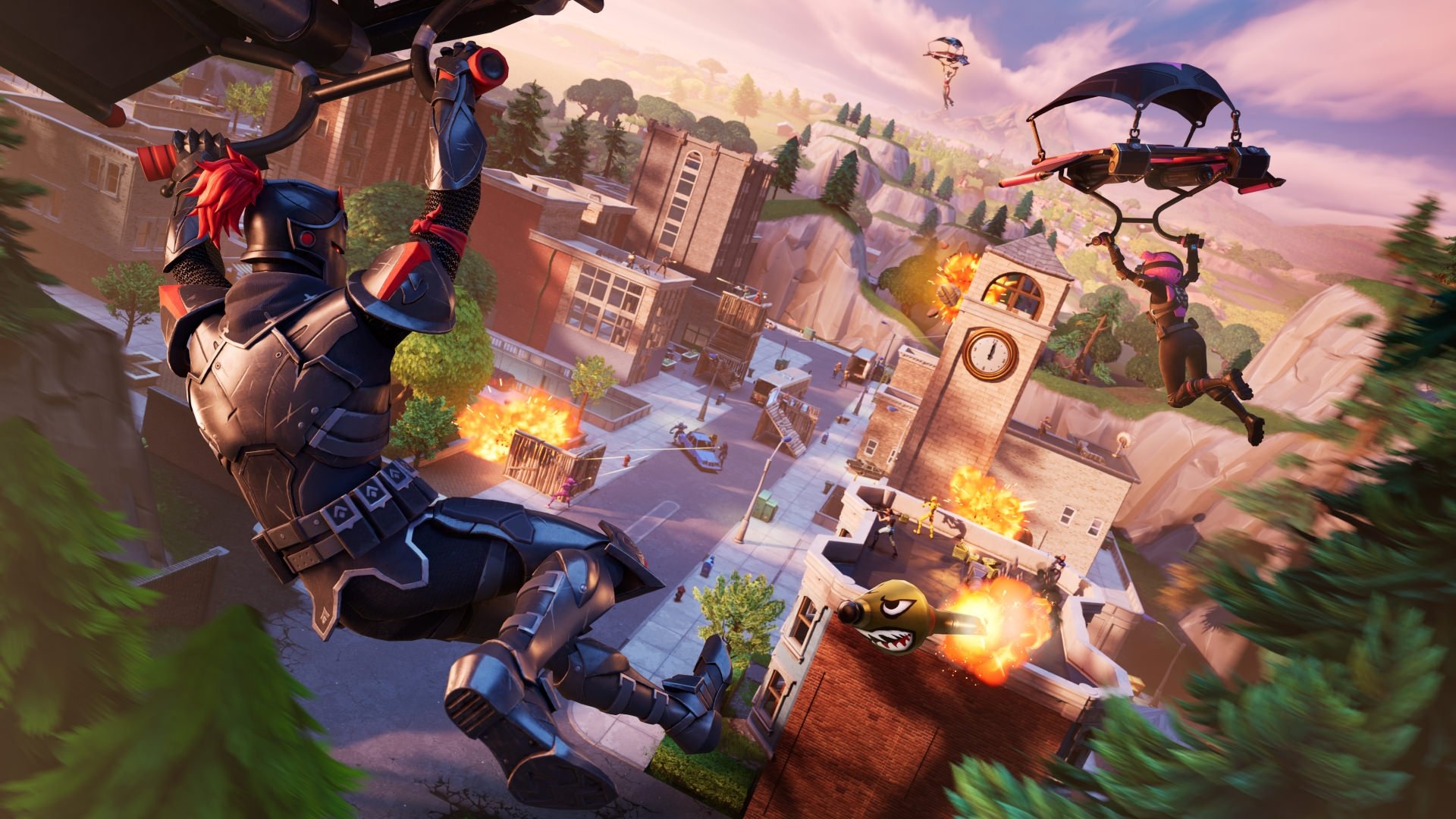 Fortnite OG imagem de jogadores em ação