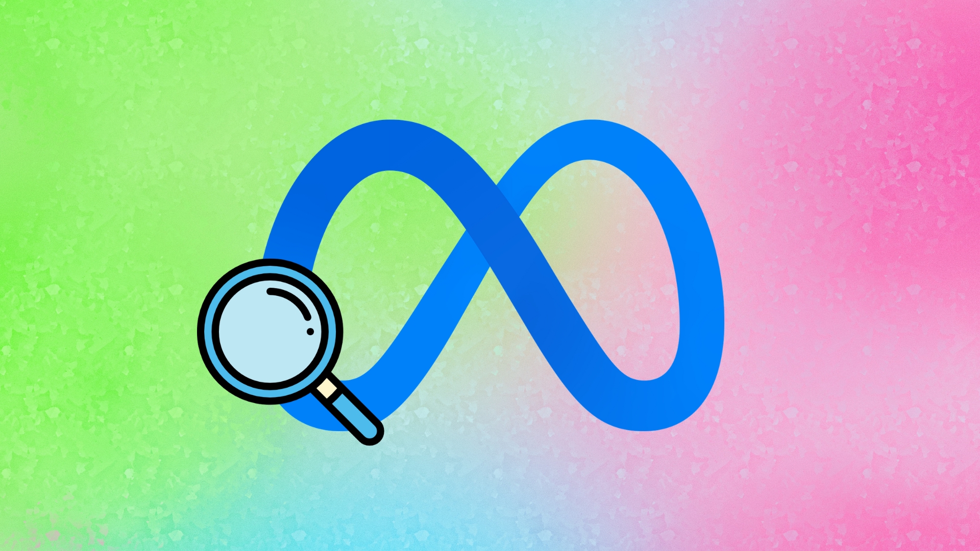 Meta com lupa de pesquisa