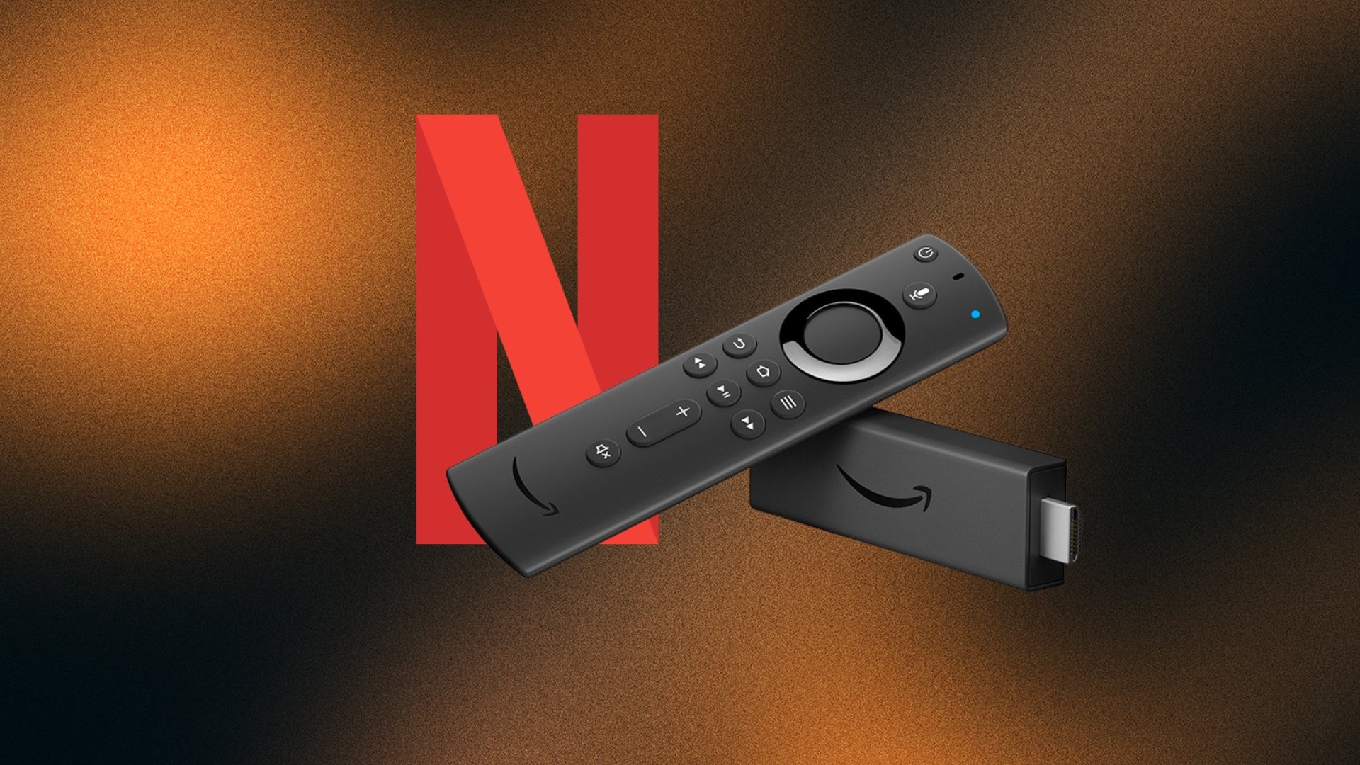 Netflix perto de uma Amazon Fire TV Stick