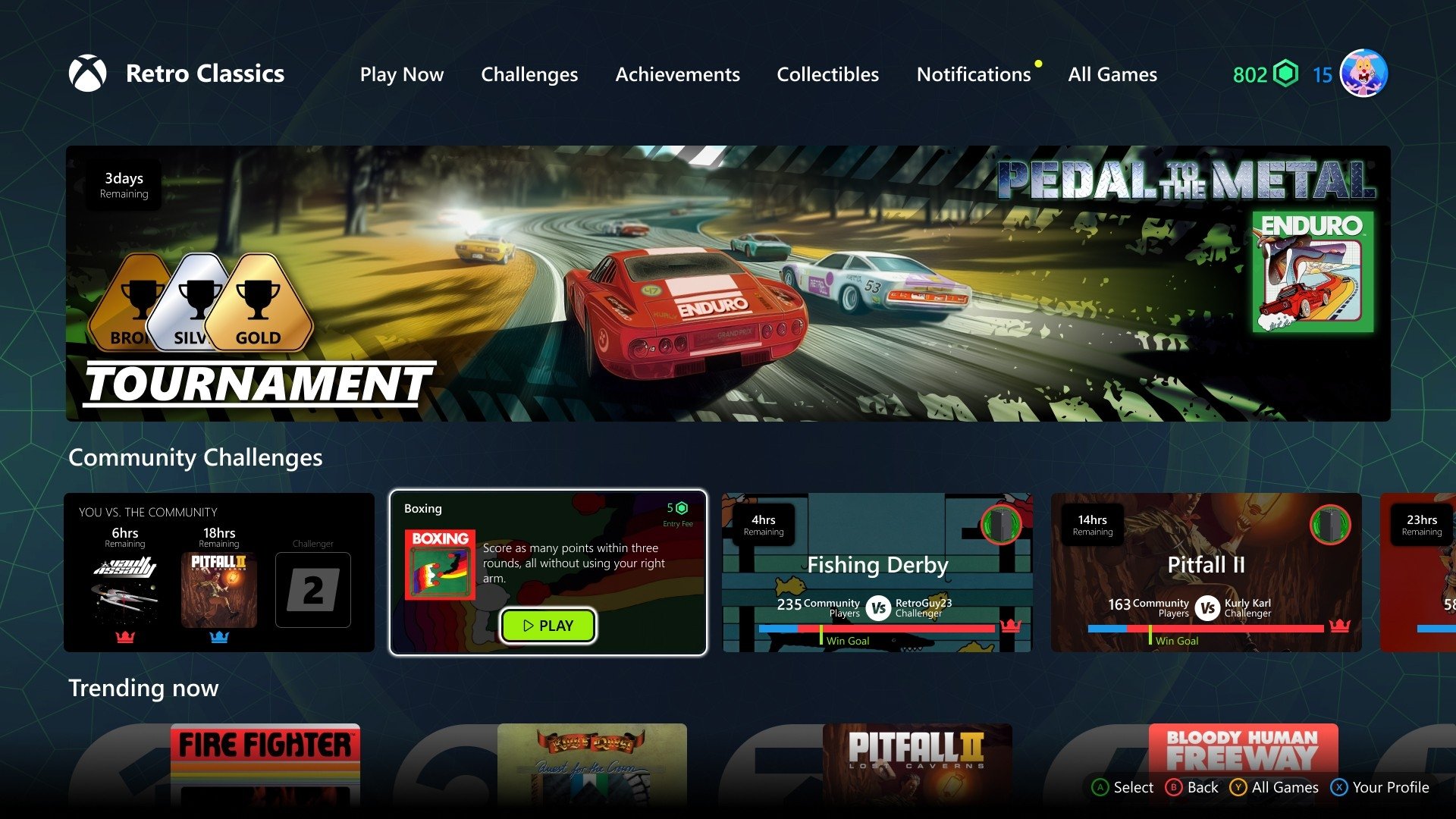 Xbox Retro gaming