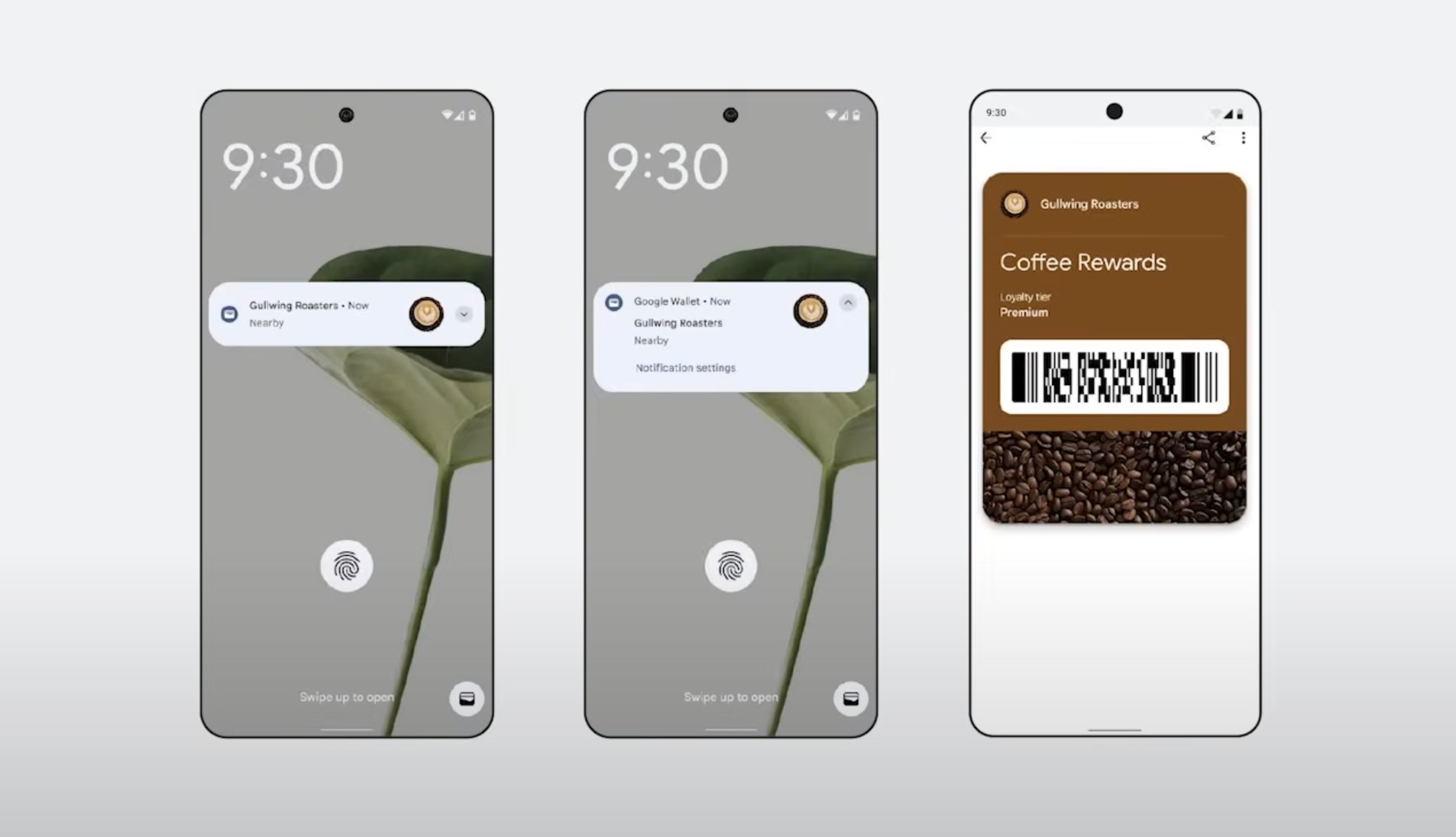 Google Wallet imagem do funcionamento de passes por localização