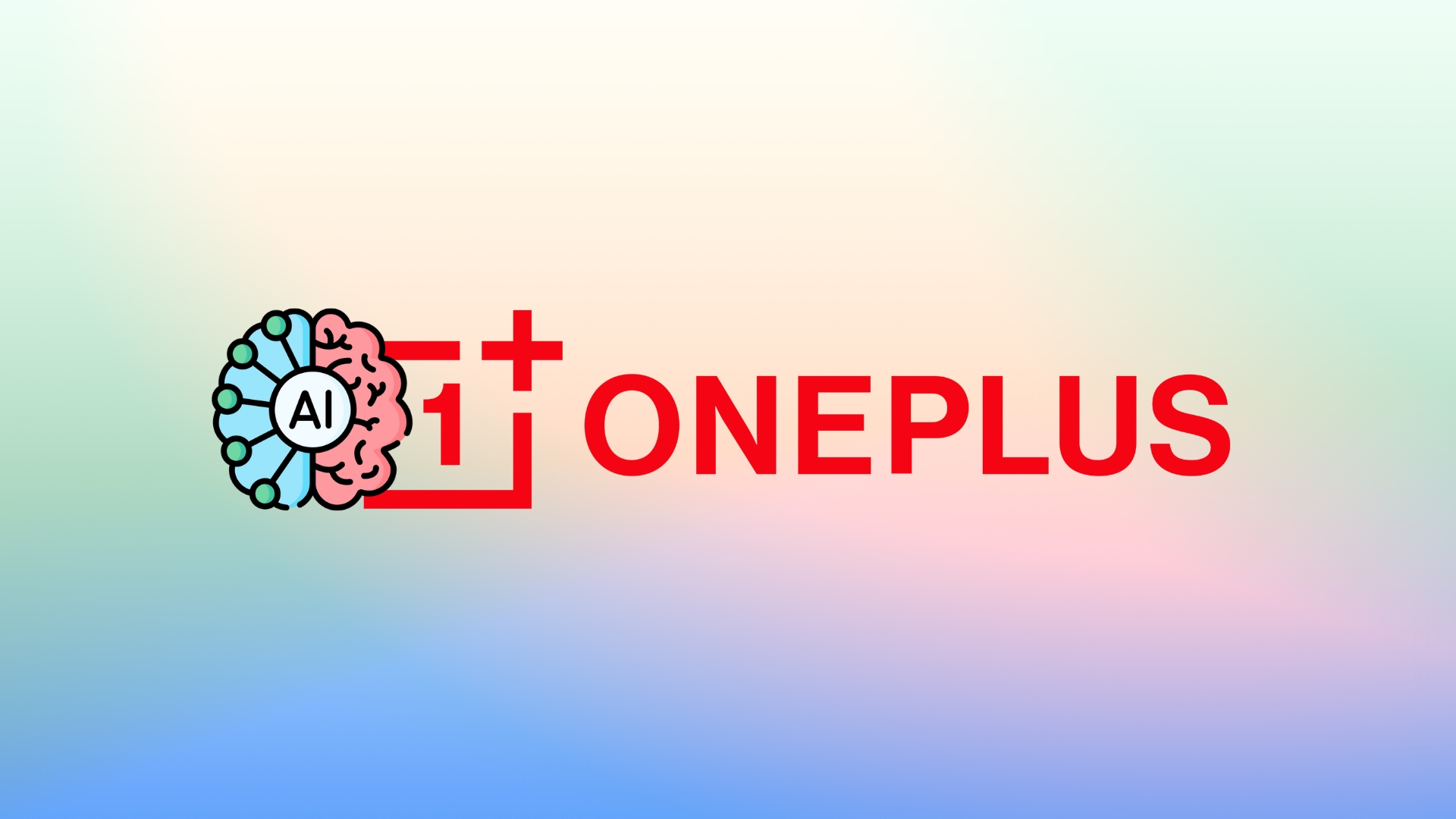 Logo da OnePlus com sinal de AI