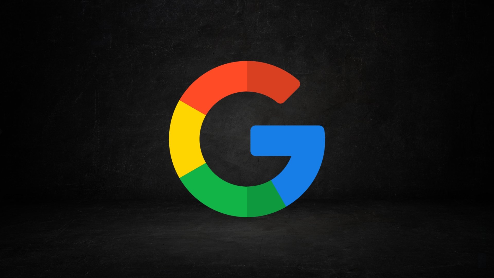 Logo da Google em fundo escuro