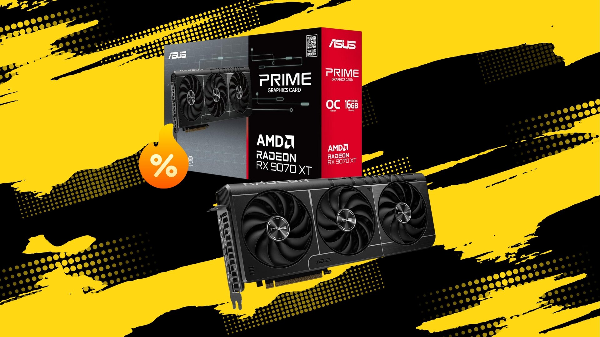 ASUS Prime Radeon RX 9070 XT OC Edition