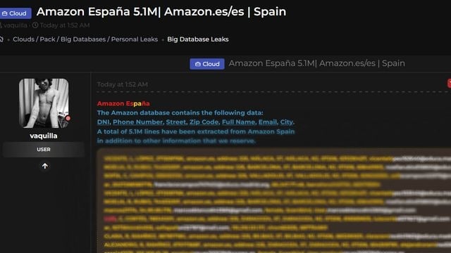 Mensagem publicada pelos hackers nos sites da dark web
