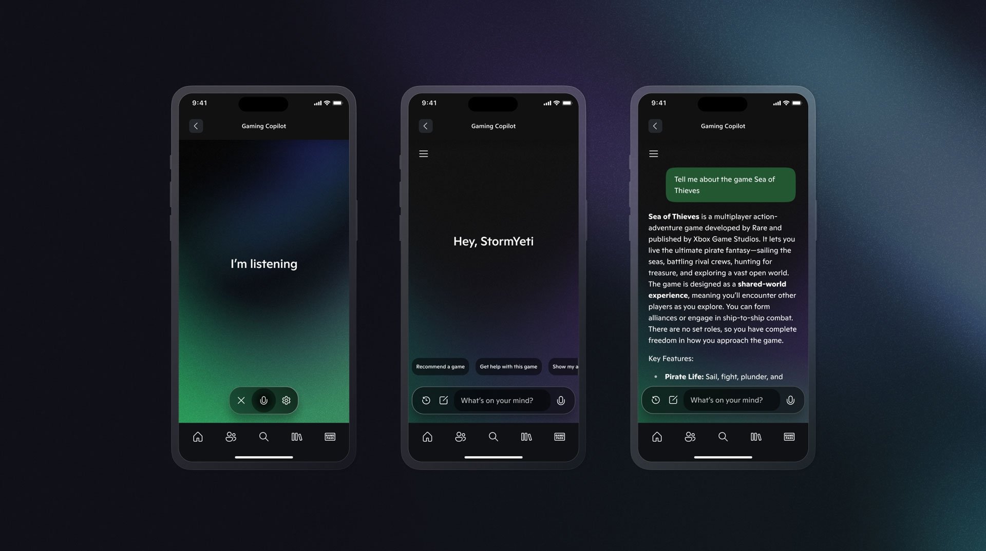 Xbox app para dispositivos móveis