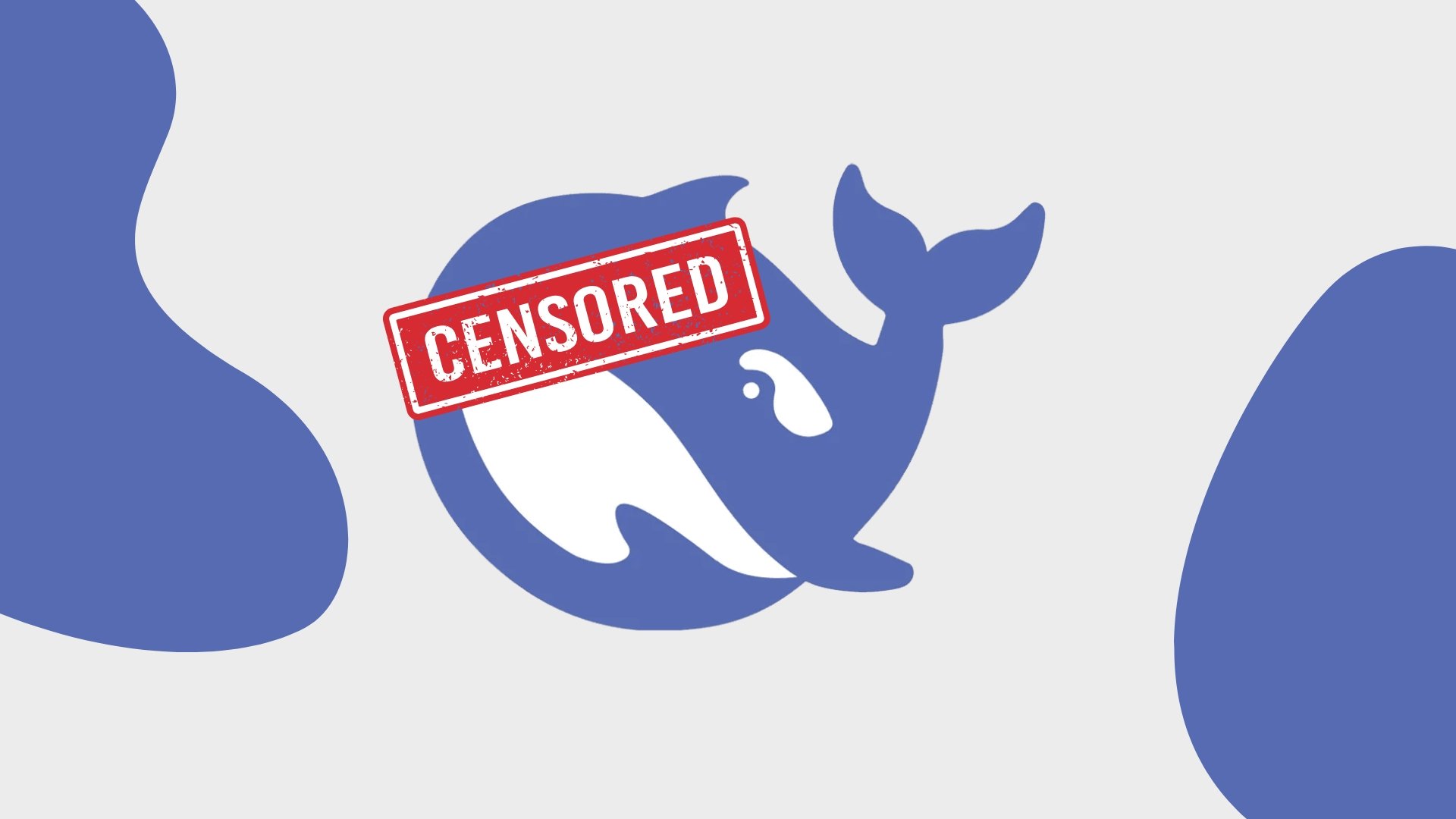 DeepSeek com sinal de censura