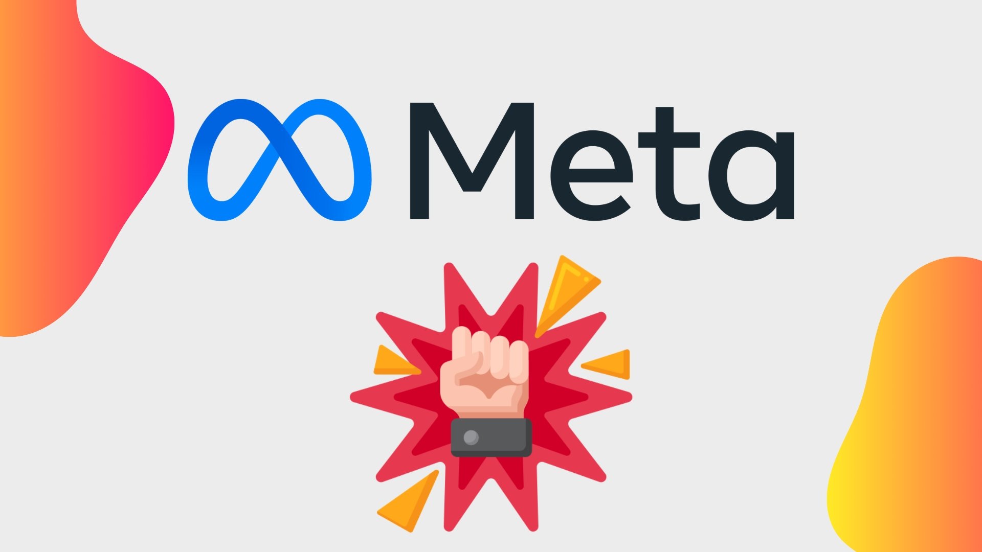 Logo da Meta associado a conteúdo de violência