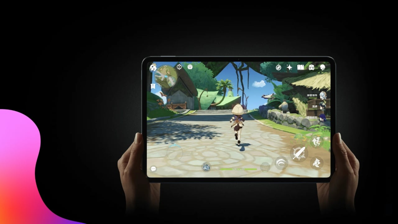 Xiaomi Pad 6 Pro em destaque sobre fundo escuro