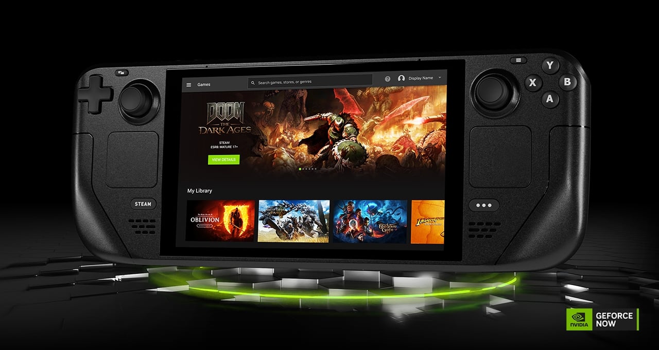 Nvidia app na Steam Deck