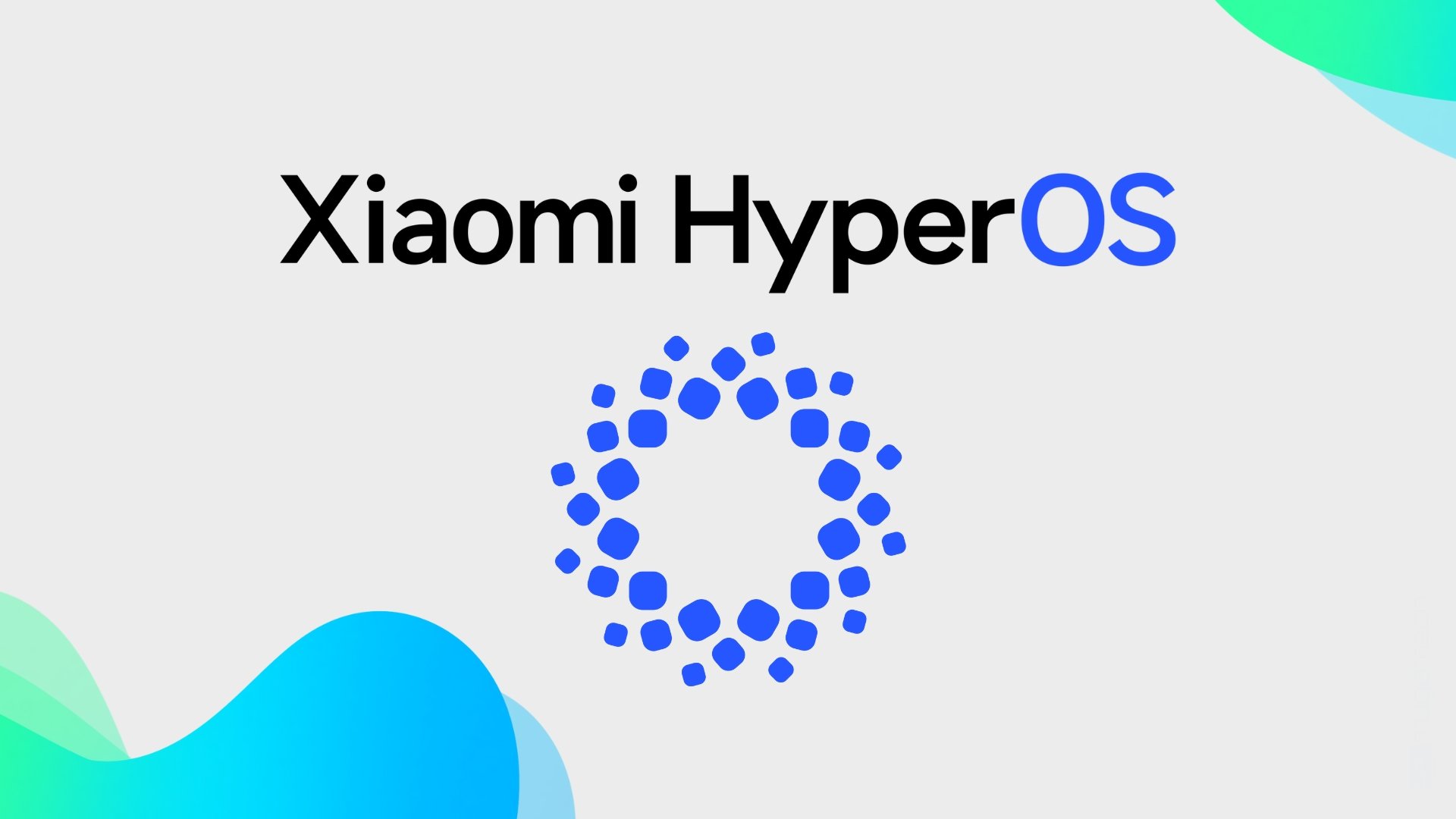 Xiaomi HyperOS logo do sistema