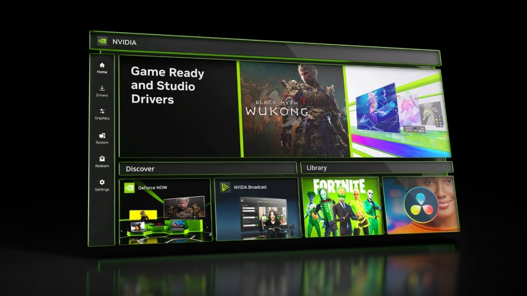 Nvidia app em sistemas Windows